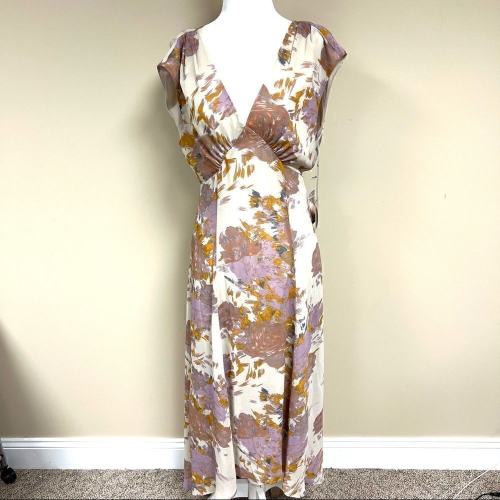 Forever 21 floral high low hem dress.  Size S